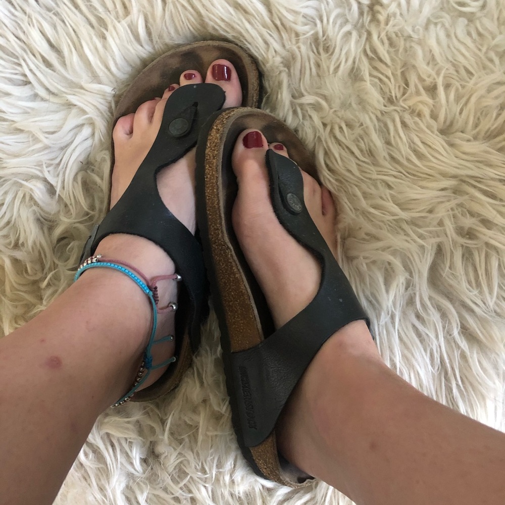 Well worn Birkenstock’s